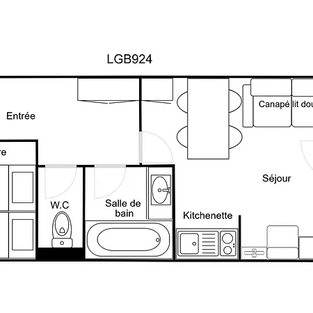 2 Pièces Confortables, Skis Aux Pieds, Proche Des Commerces - Fr-1-182a-8 Courchevel